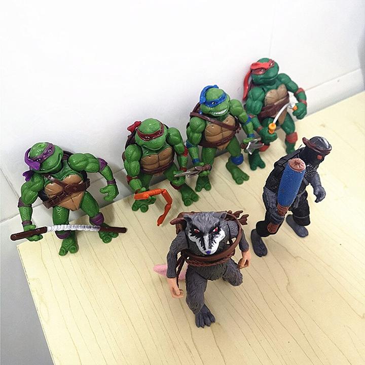[HCM]Bộ 06 Mô Hình Đồ Chơi Ninja Rùa - Ninja Turtle 12cm