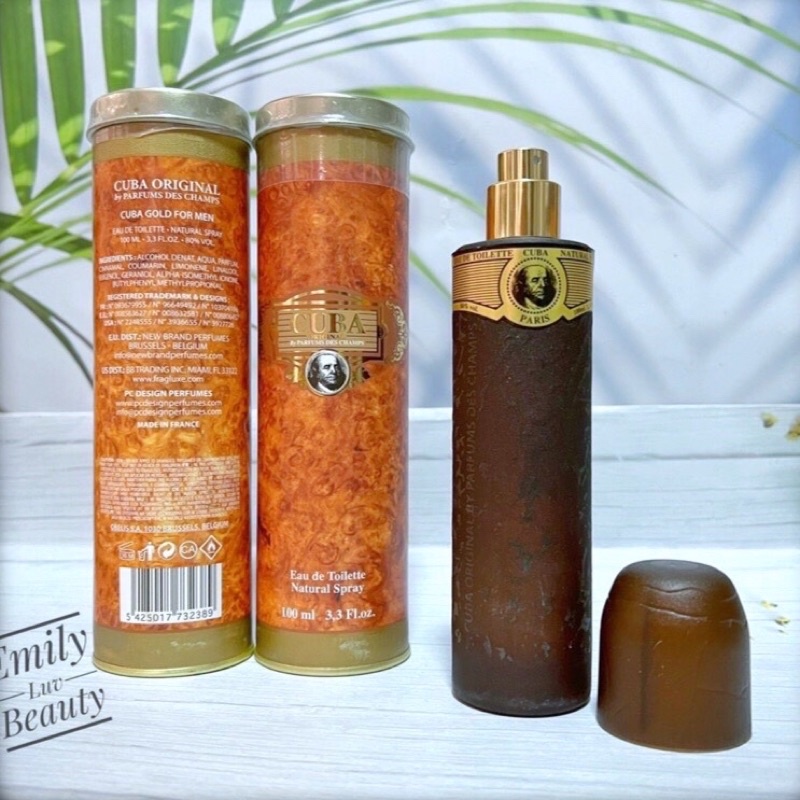 Nước hoa nam Cuba gold 100ml edt (chính hãng, hàng Mỹ)