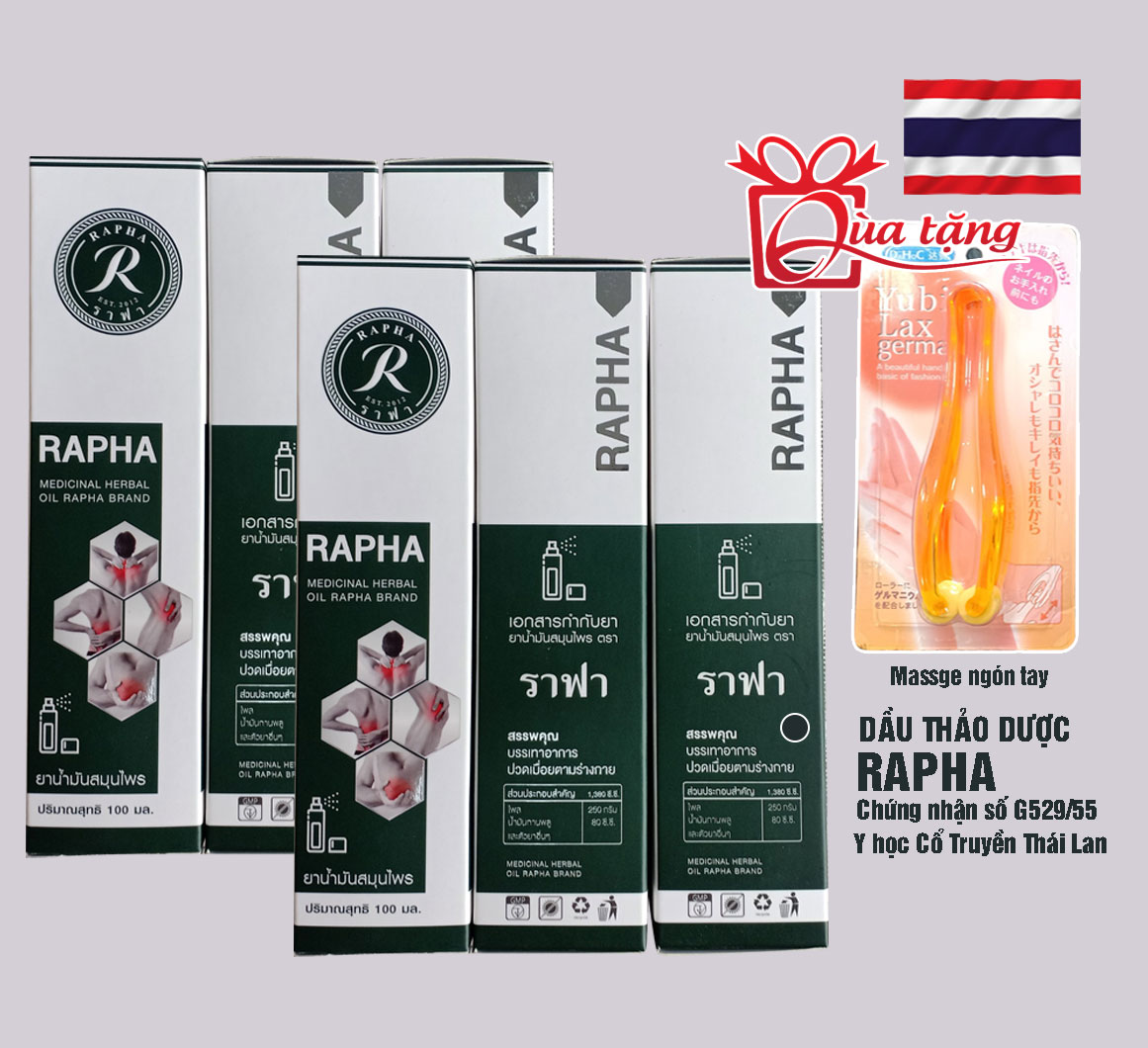 Thailand ramha 100ml herbal pain relief aromatherapy oil with massage tree