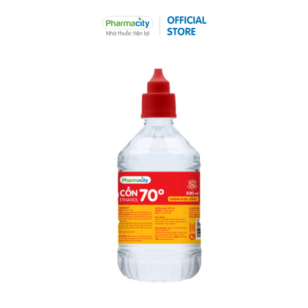 Cồn Sát Khuẩn 70 độ Pharmacity (500ml) giá rẻ