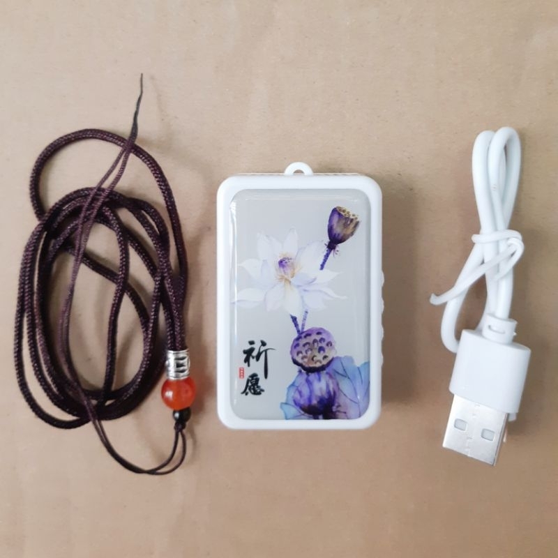 Máy niệm Phật Mini 51 bài Bông Tím