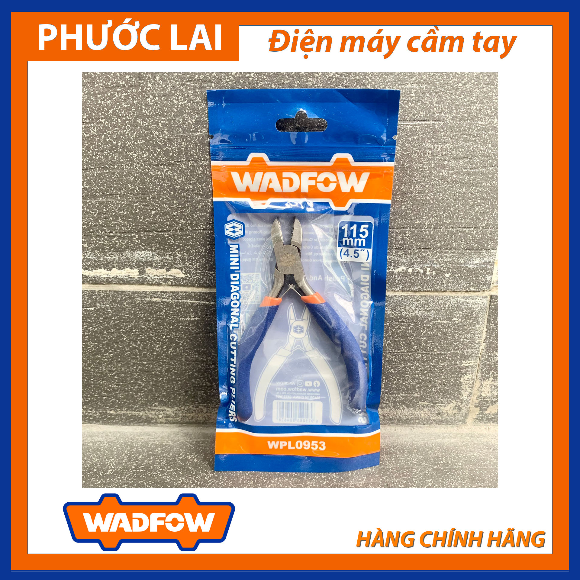 Kềm cắt mini 4.5" (Chính Hãng) WADFOW WPL0953 (Phước Lai PLC)