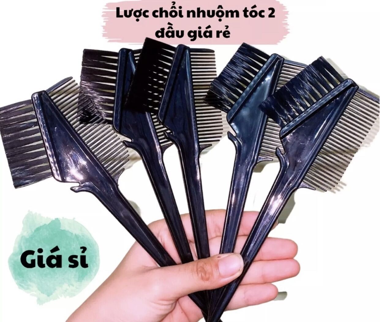 Lược chải hoá chất 2 đầu giá rẻ
