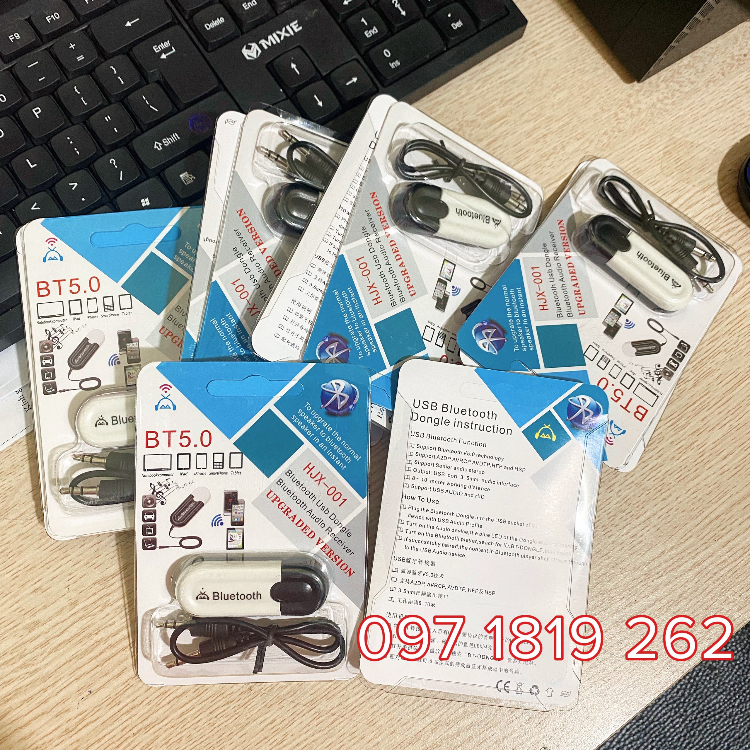 Usb Bluetooth Dongle HJX-001 - Biến loa thường thành loa Bluetooth