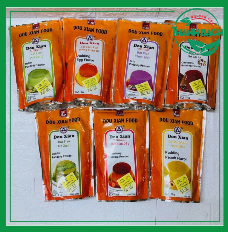 Bột Pudding Hàng Huy DouXian các mùi