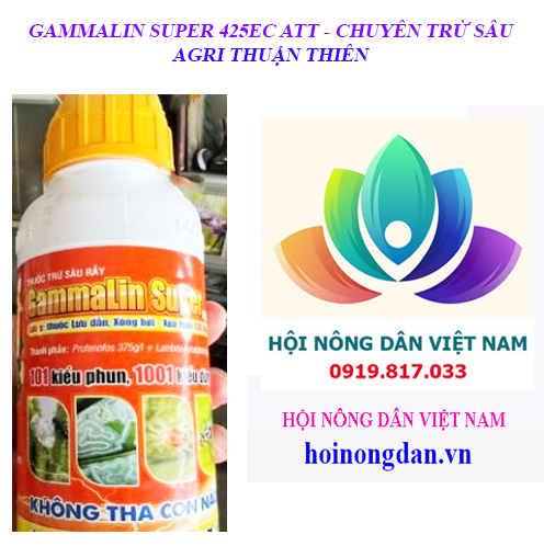 GAMMALIN SUPER 425EC ATT – CHUYÊN TRỊ SÂU RẦY