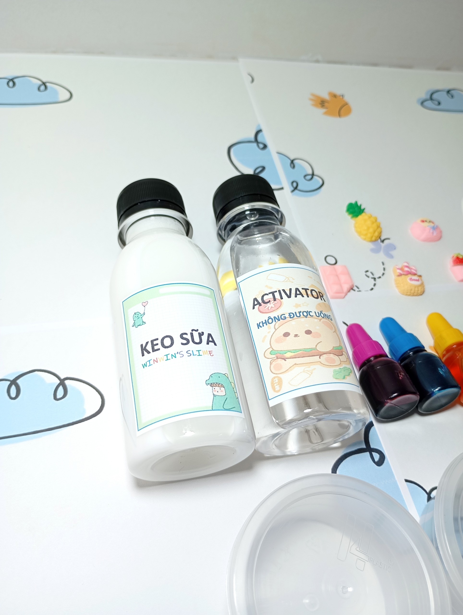 KIT LÀM SLIME BASIC - BỘ DỤNG CỤ LÀM SLIME CƠ BẢN NHẤT