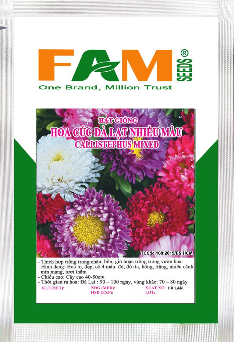 [HCM]Hạt Giống Hoa Cúc Đà Lạt Nhiều Màu - Gói 1gr (420-440 hạt)