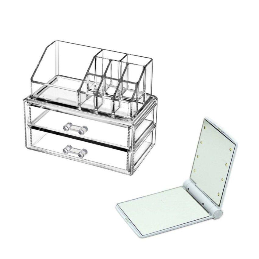 [HCM]Kệ đựng son mỹ phẩm có ngăn kéo cao cấp