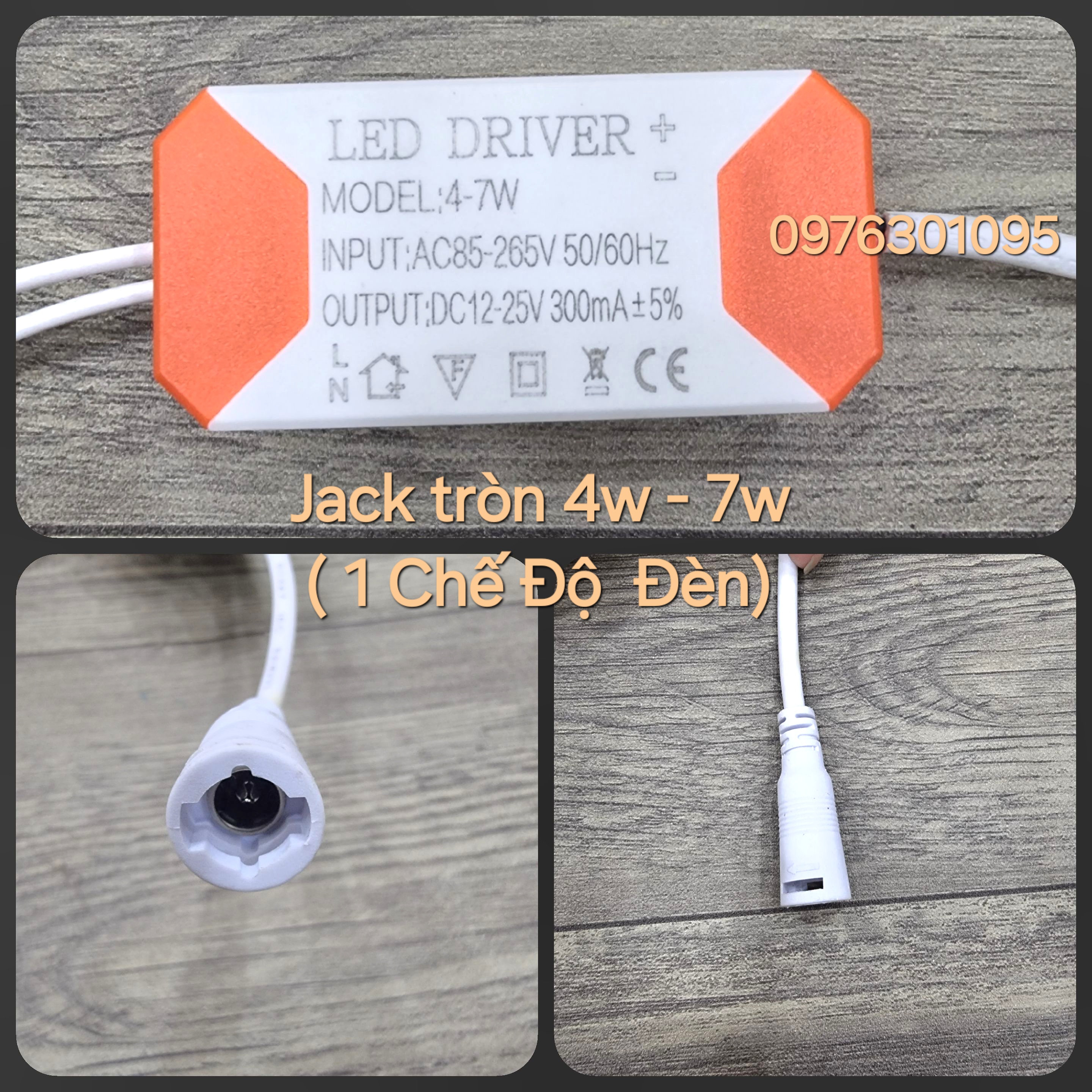 Tăng phô đèn led âm trần và ốp trần 4w đến 7w DRIVER Đèn Led Hàng Mới bảo hành 06 tháng