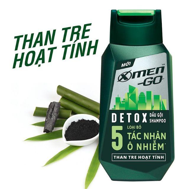 Dầu gội  X-men Go detox Shapoo 180gr