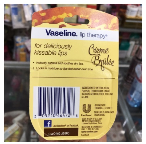 Son Dưỡng Môi Vaseline Màu Trắng 7g (mẫu mới)