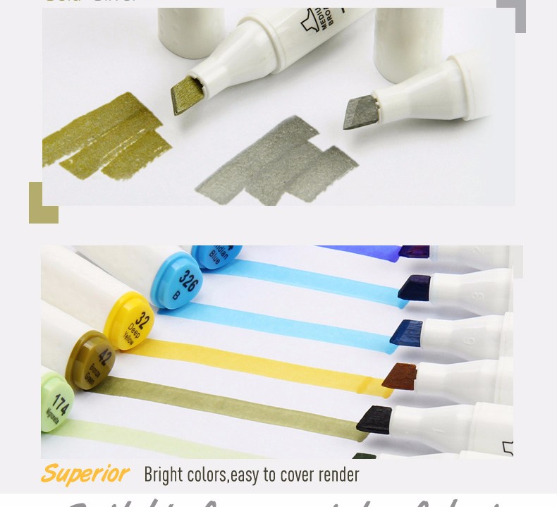 Bút Marker Superior Touch soft head ( bán lẻ 1 cây) -Link 1