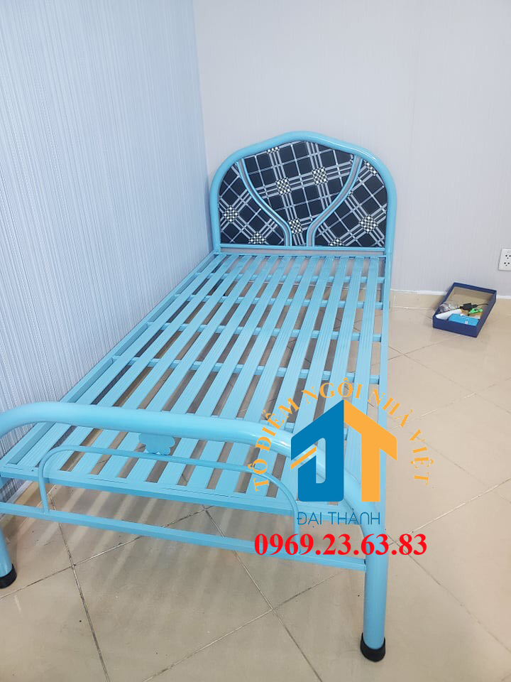 Giường  sắt ngang 1M dài 2M – GS02