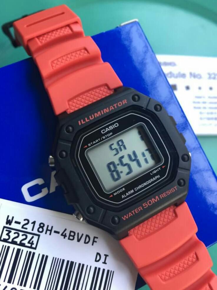 Đồng hồ nam Casio Anh Khuê W-218H-4BVDF