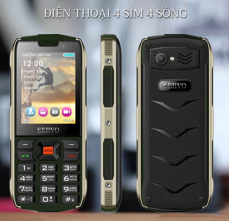 Smart1688 - ĐIỆN THOẠI SERVO 4 SIM 4 SÓNG