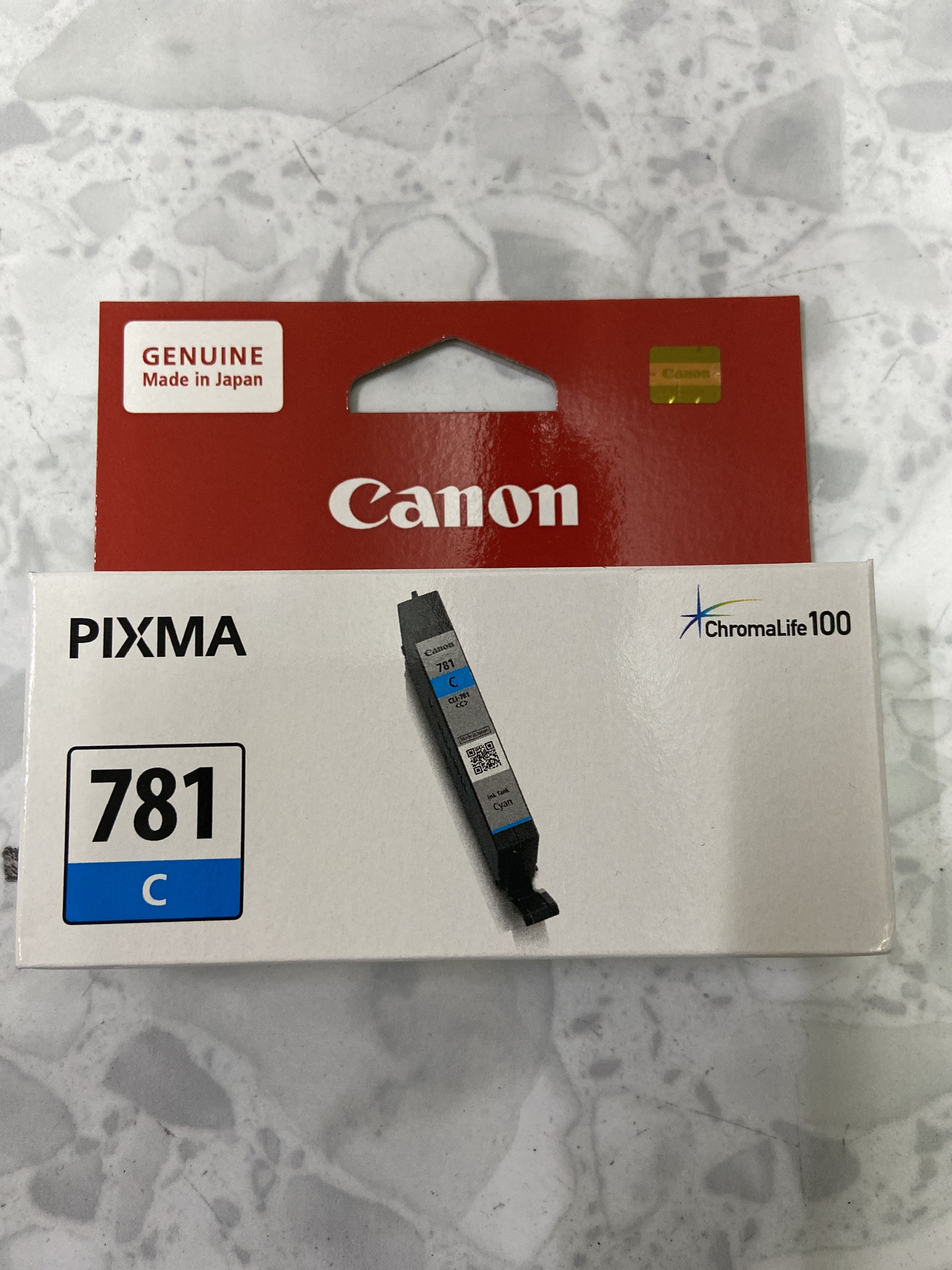 Mực in phun màu xanh canon cli-781 cyan ink tank - hàng chính hãng - dùng cho máy in ts9170ts707 ts9570