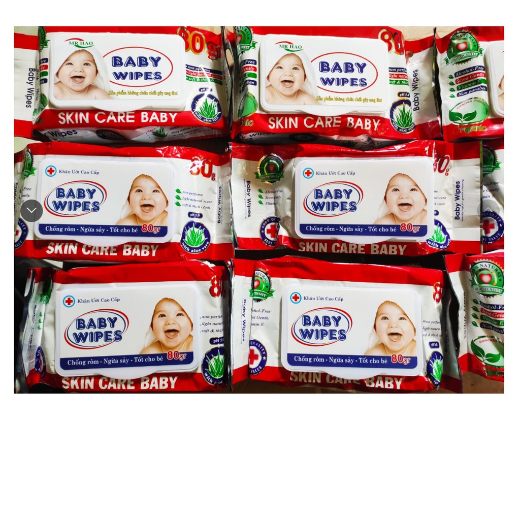 khăn ướt cao cấp baby wipes