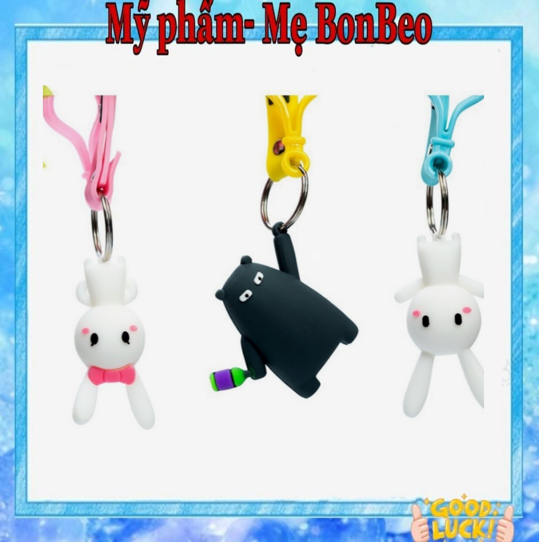 Móc khóa hình thú gấu Aka cute (1 cái)