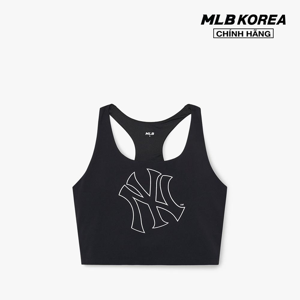 [Deal up to 50% + Voucher đến 311K + Mua 2 giảm 10% + Mua 4 giảm 15% + Freeship + Chỉ 14.1-17.11] MLB - Áo bra thể thao nữ Basic Big Logo 3FTKB0433-50BKS