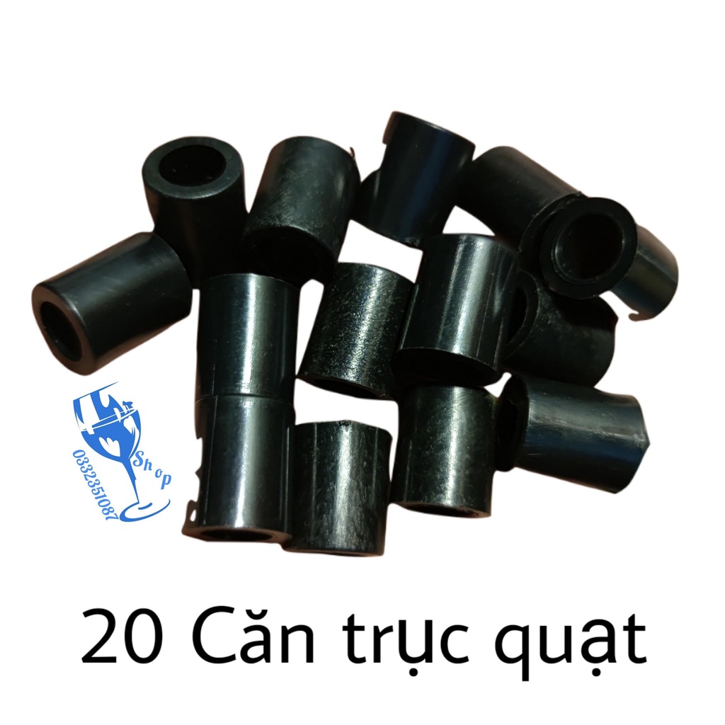 20 chiêc căn trục quạt , bạc nhựa đen