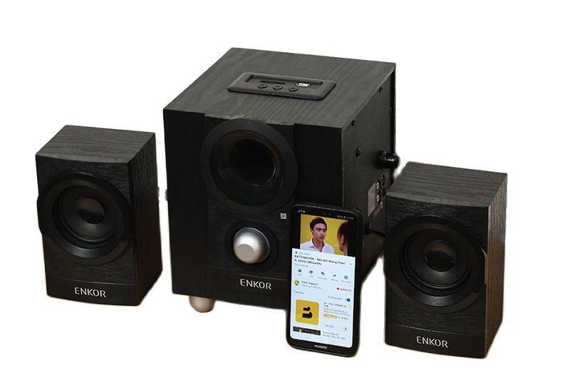 E700 Loa vi tính Bluetooth Enkor Đen - 2.1