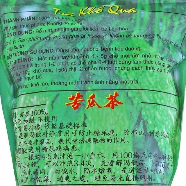 TRÀ KHỔ QUA SẤY KHÔ THÔNG HỒNG
