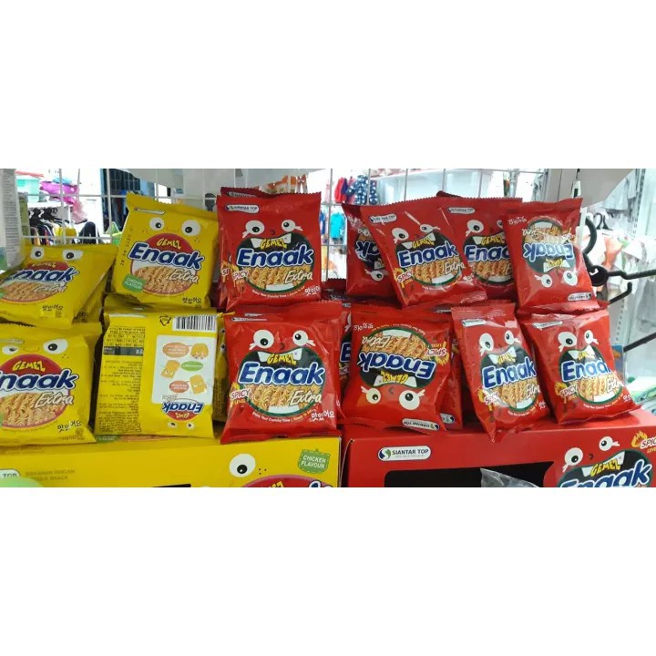 [HCM]Snack mì tôm Enaak gói 30g - Indonesia