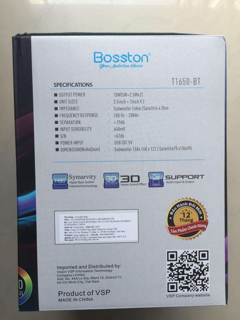 [HCM]Loa vi tính 2.1 Bosston T1650-BT