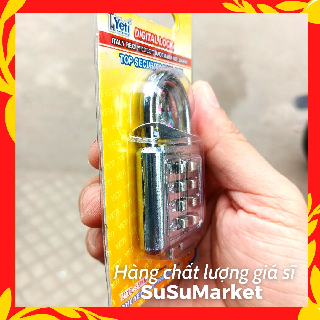 Ổ KHOÁ SỐ YETI CHÍNH HÃNG SIÊU CHẮC CHẮN