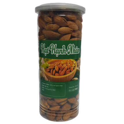 500g Hạnh nhân rang bơ vỏ mỏng nhập khẩu Mỹ