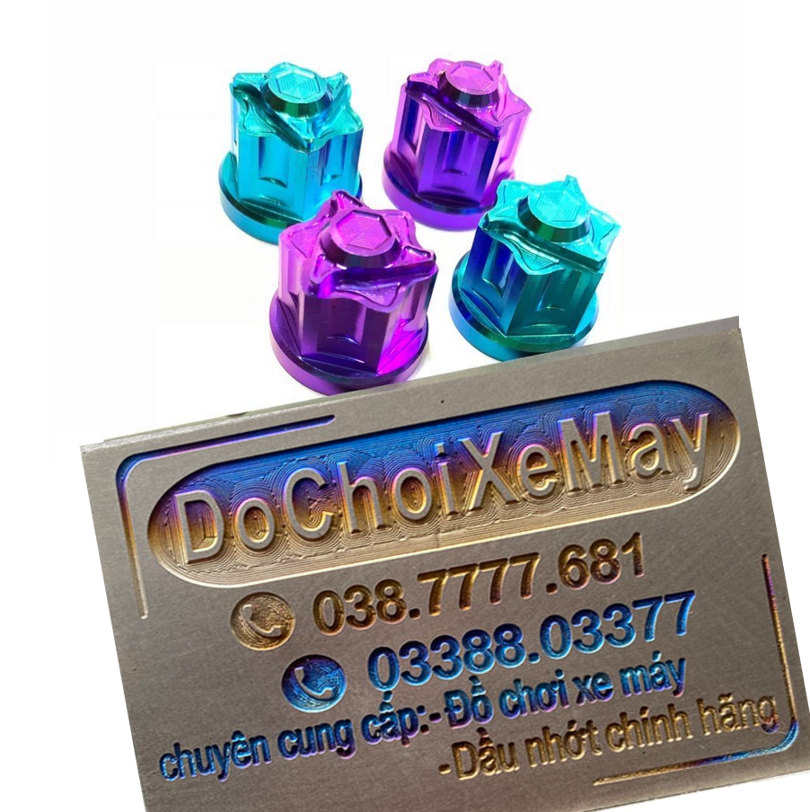Tán bít đầu titan gr5 cao cấp 7ly , 8ly , 10ly , 12ly , 14ly . dochoixemay