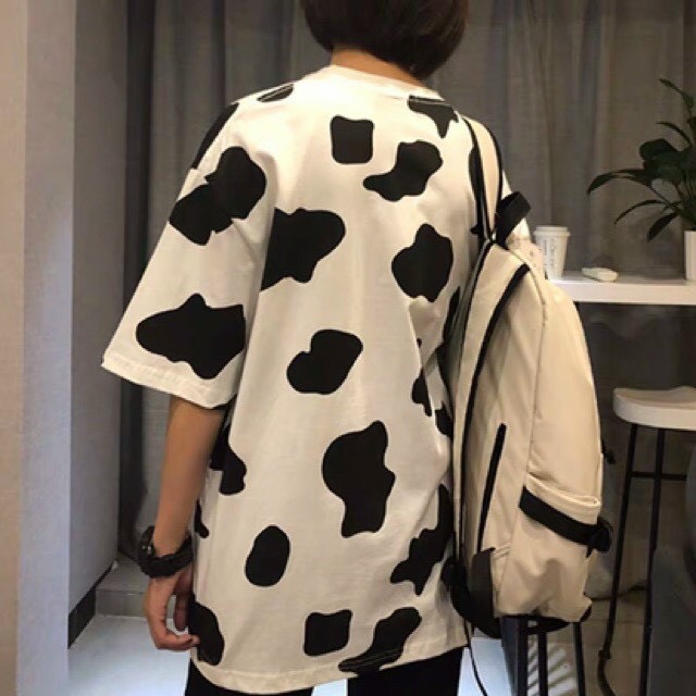 Áo form rộng bò sữa cá tính ttsla0468