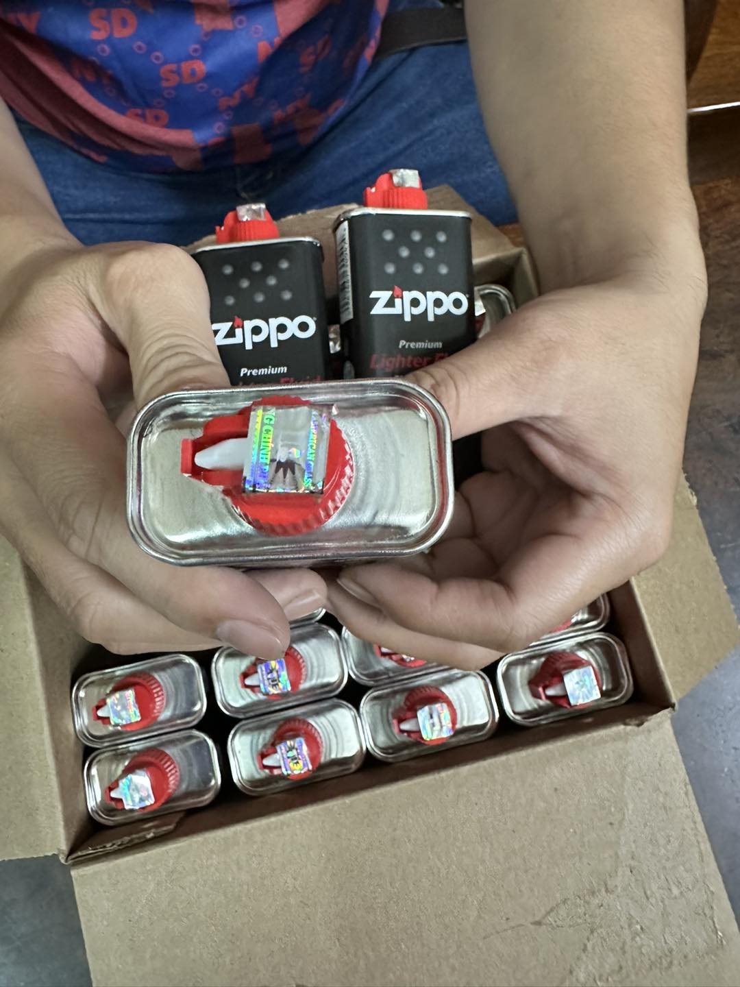 Combo phụ kiện 2 xăng zippo chính hãng