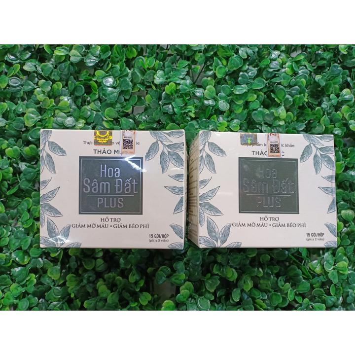 Trà giảm cân Hoa Sâm Đất Plus (15 gói)