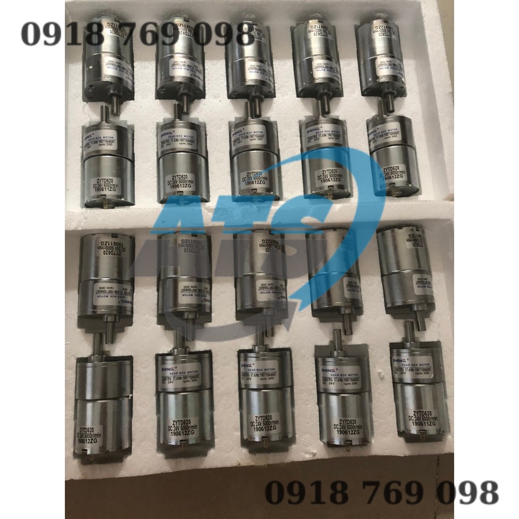 Motor giảm tốc 24v 300 vòng
