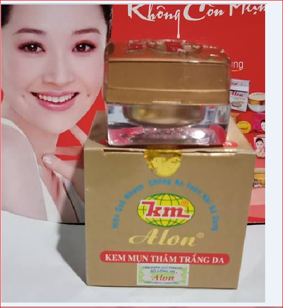 Kem mụn thâm, trắng da Alon 6g
