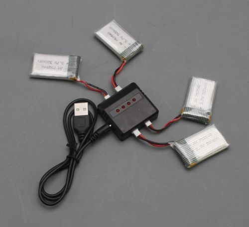 [HCM]Sạc pin Lipo 1S 3.7V 4 in 1 (SA028) - Luân Air Models
