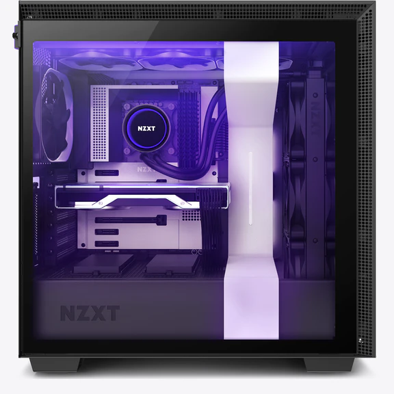 VỎ CASE MÁY TÍNH NZXT H710i MÀU TRẮNG ĐEN
