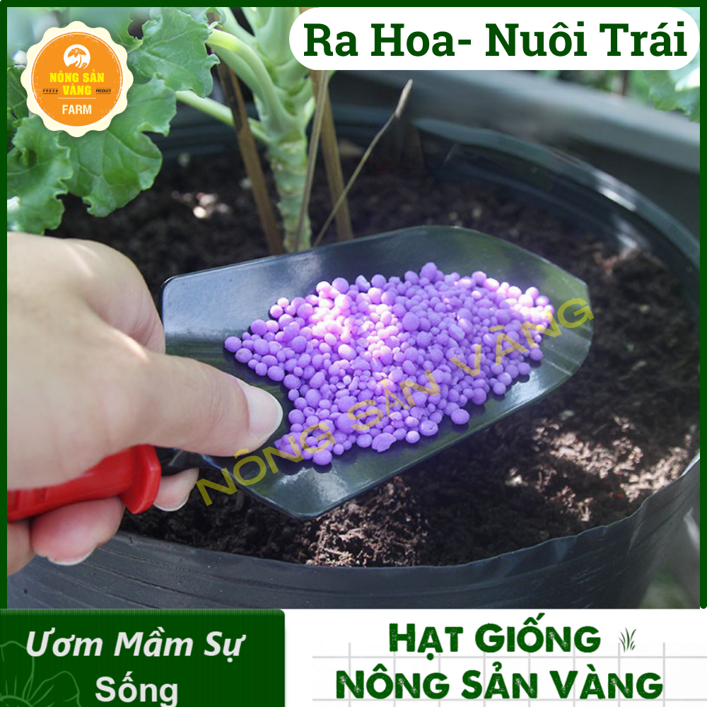 Phân Bón NPK Hỗ Trợ Ra Hoa, Ra Trái, Nuôi Hoa, Nuôi Trái Lavamix (Gói 200gr) -Nông Sản Vàng