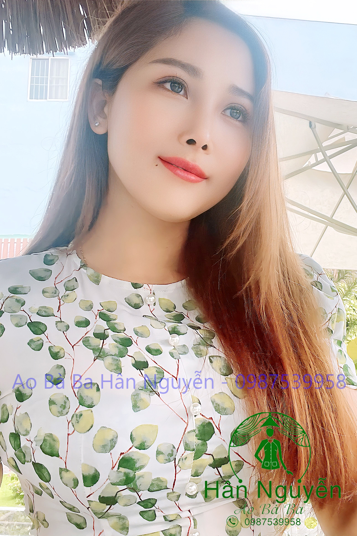 Áo bà ba tay phồng bí