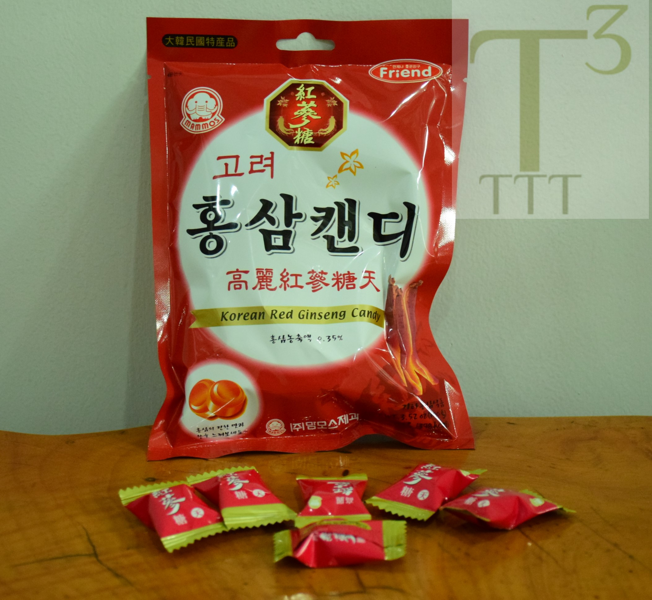 Kẹo hồng sâm, Kẹo Sâm, Kẹo Ginseng Hàn Quốc - HSD 04/2024