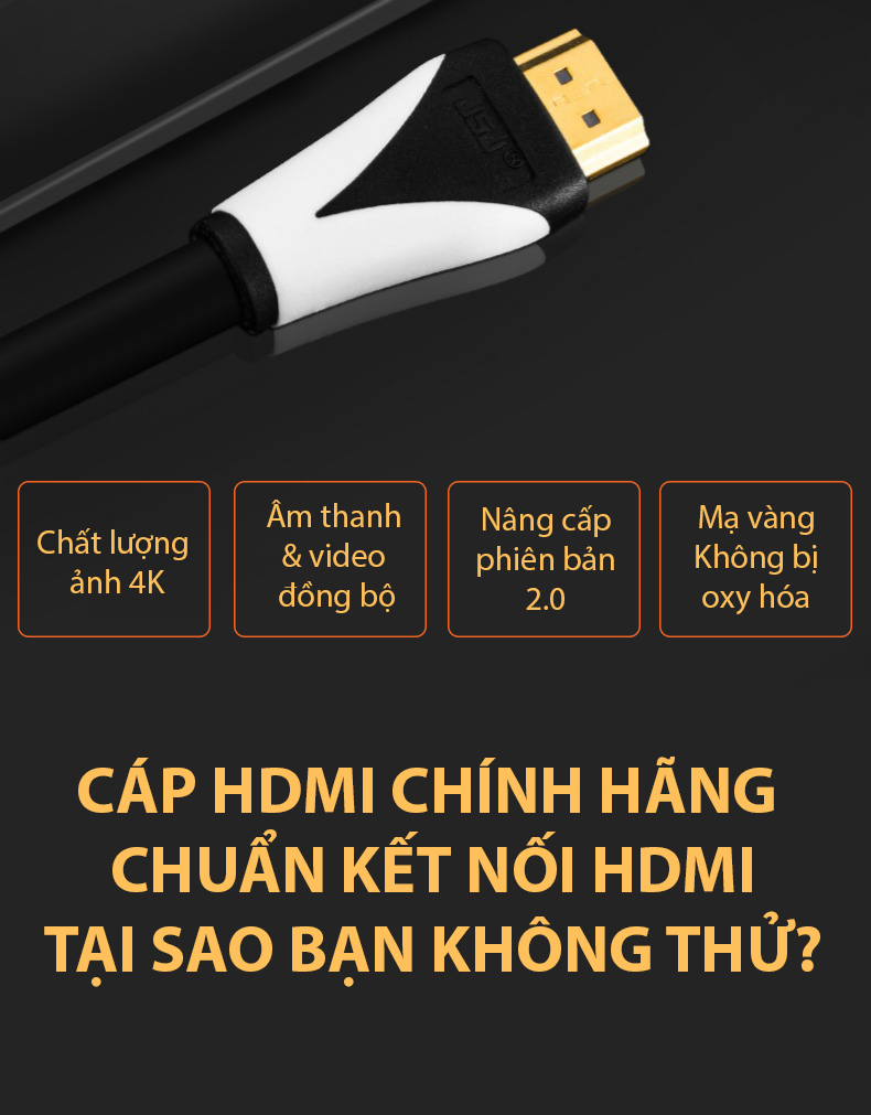 [HCM]Dây Cáp HDMI Dài 3m Loại Dẹp JSJ-H600