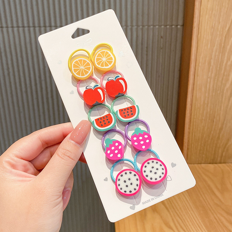 Dây buộc tóc cho bé set 10 sợi