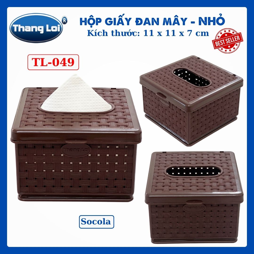 Hộp Đựng Khăn Giấy Vuông Size Nhỏ