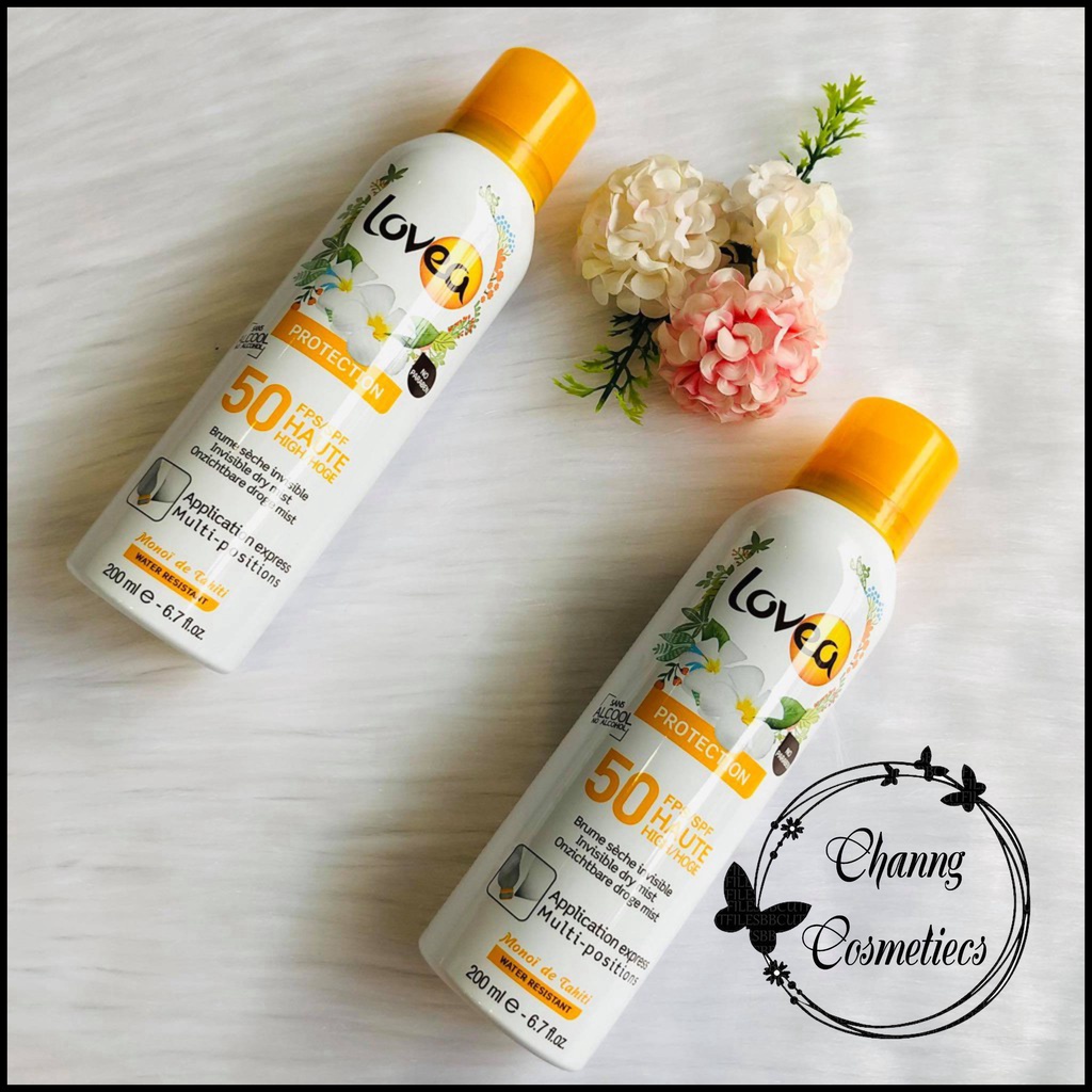 Kem chống nắng Lovea SPF 50 dạng xịt 200ML