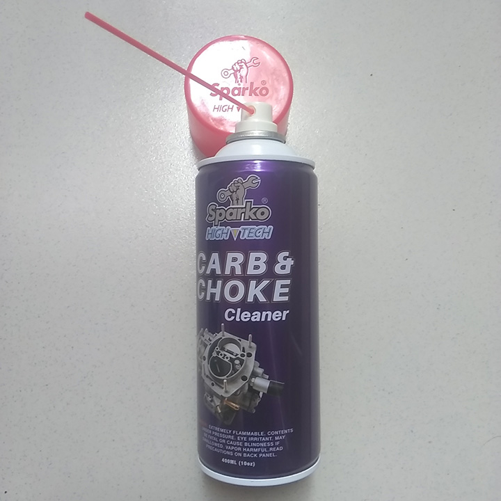 VỆ SINH BÌNH XĂNG CON SPARKO, 400ml (Carb & Choke Cleaner Sparko, 400ml)