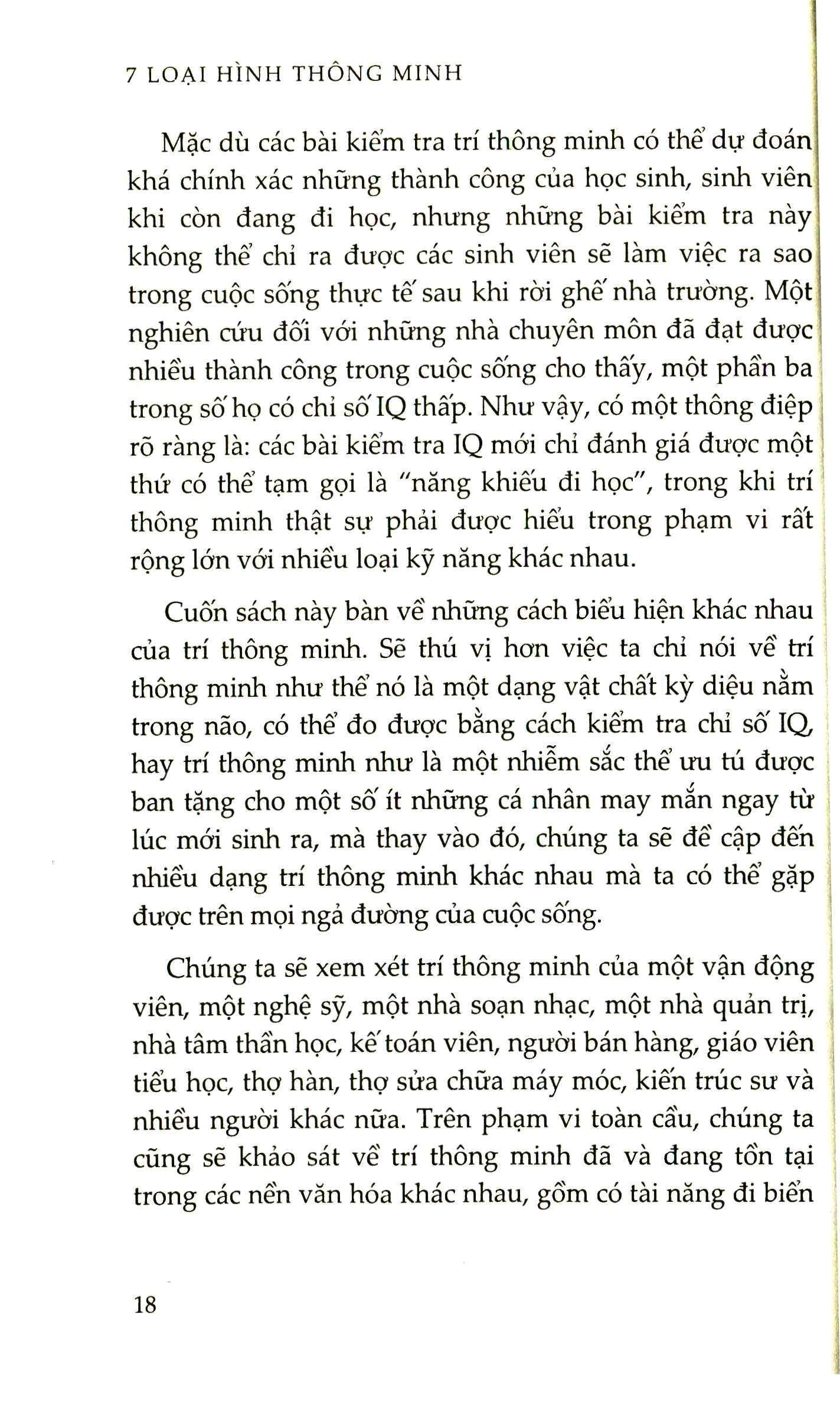 Sách - 7 Loại hình thông minh