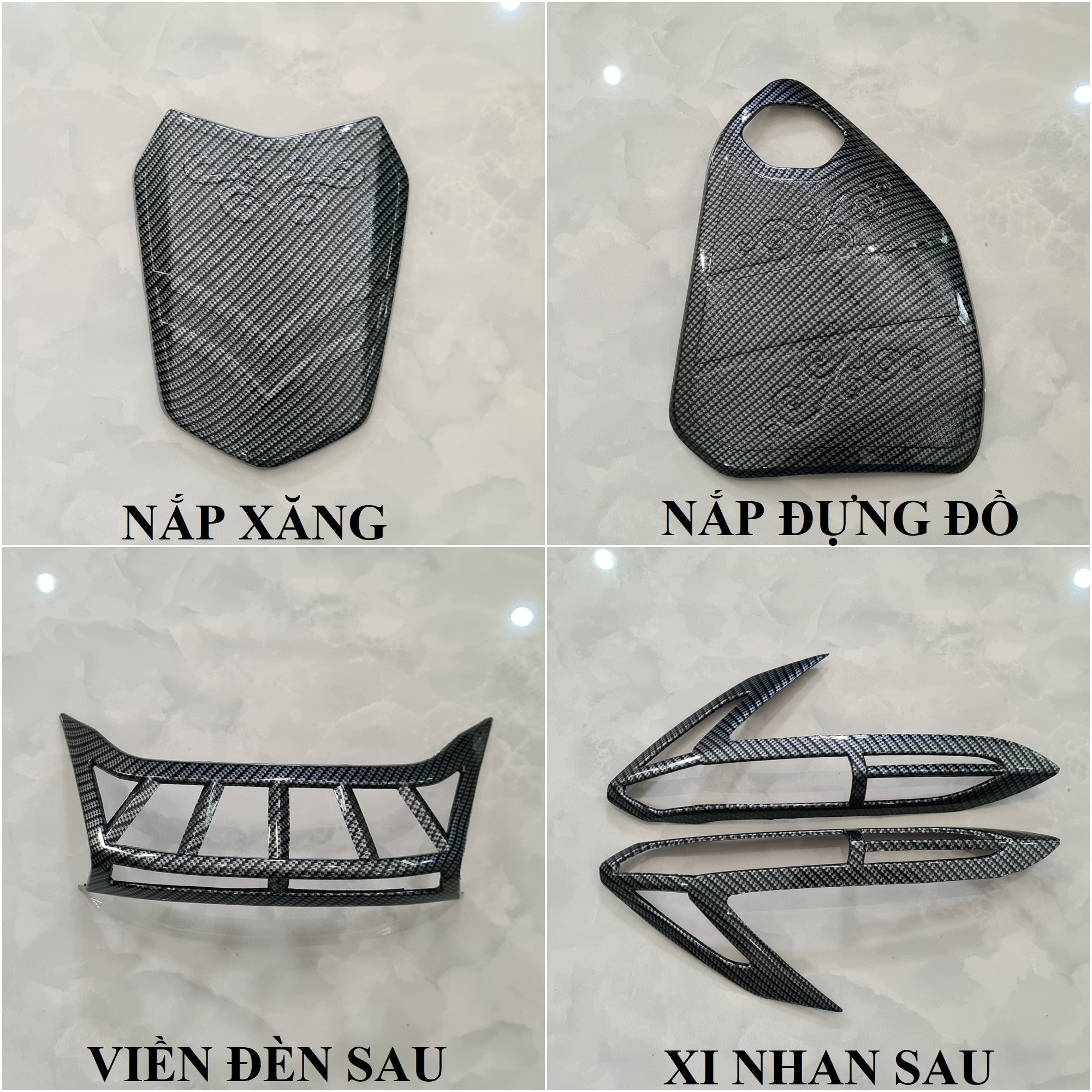 Ốp trang trí Lead 2022-2024 carbon Artistar