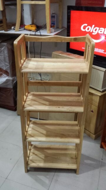 Kệ sách gỗ 50cm - 4 tầng